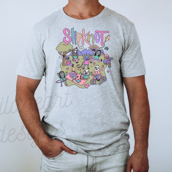 Slipknot Graphic T-shirt, Slipknow Inspired Band Tee, Unisex Short Sleeve T-shir - Picture 1 of 1